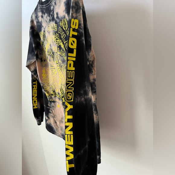 Twenty One Pilots 2019 Sahlo Folina Bandito Tour Tie Dye Long Sleeve Band Tee - Picture 13 of 15